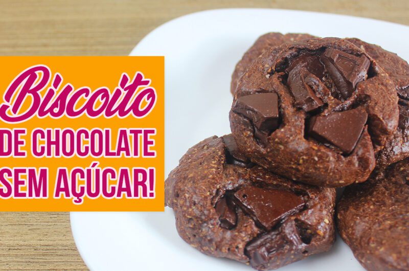 Biscoito de Chocolate Sem Açúcar