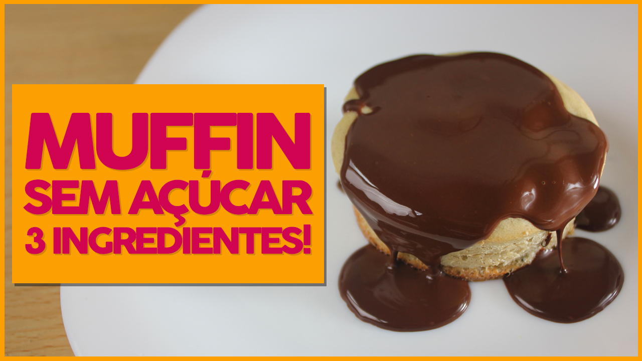 Muffin Fit com 3 Ingredientes