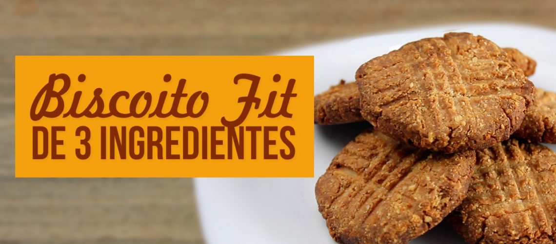 Biscoito Fit de 3 Ingredientes